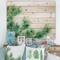 Designart - Pine Tree Branches - Traditional Print on Natural Pine Wood